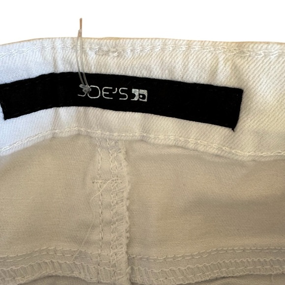 Joes The Markie White Denim Jeans Mid Rise Skinny Ankle Distressed Ripped 10 NWT - Picture 7 of 8